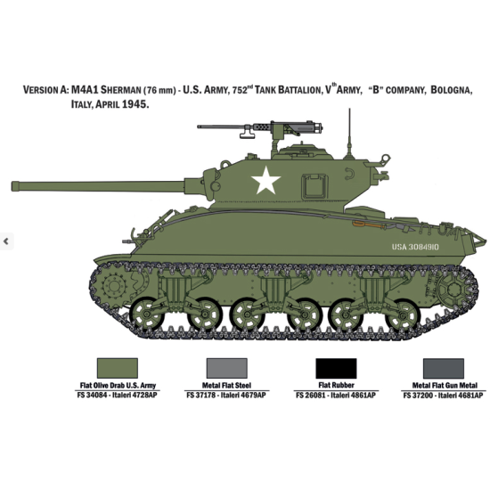Italeri  6568 , M4A1 Sherman   1:35